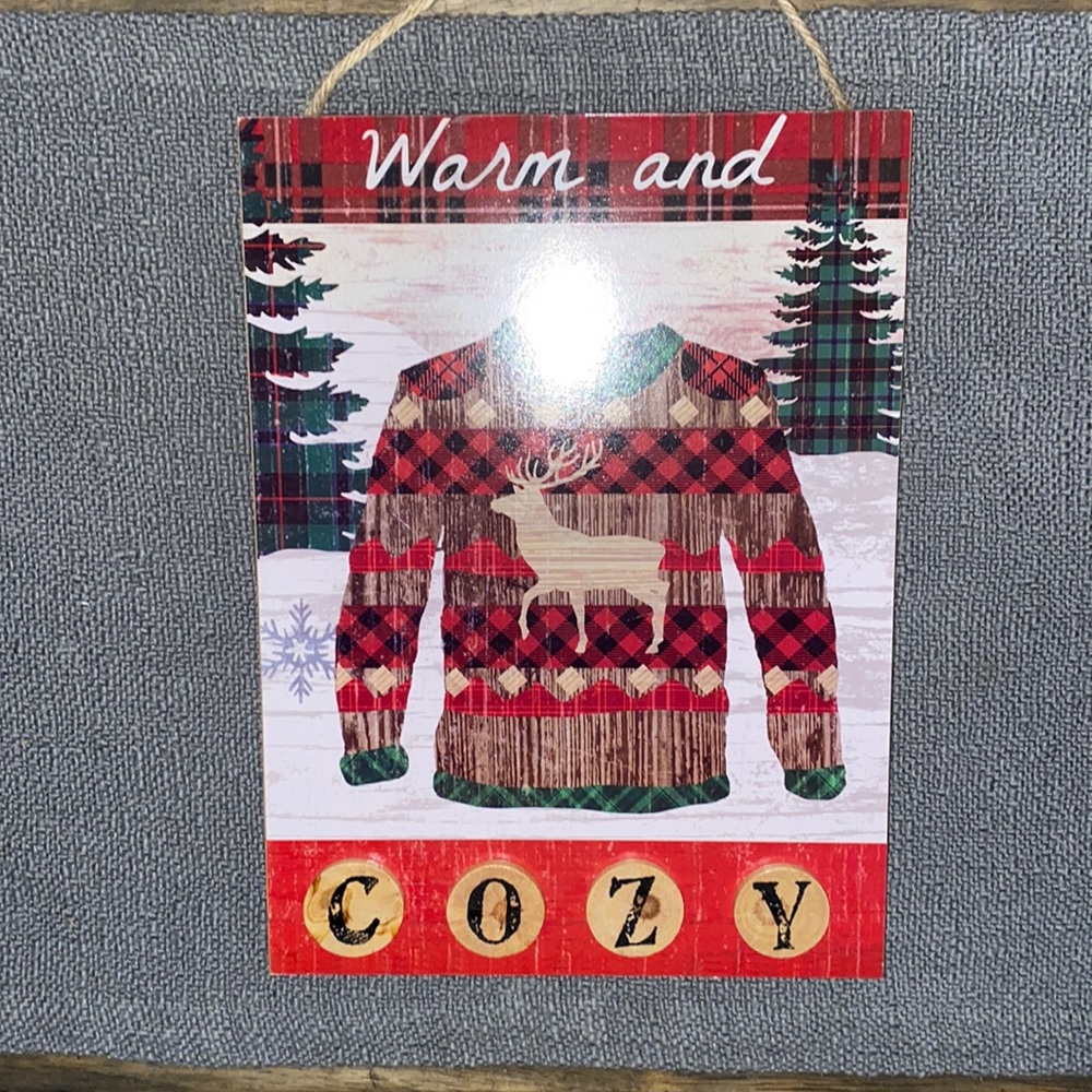Holiday Decor plaque